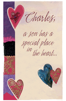 "A Son's Place in the Heart"  Valentine's Day Printable 