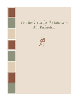 "Thanks for Interview" | Thank You Printable Card | Blue Mountain eCards