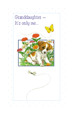 print greeting paper card Granddaughter  Greeting For of You Card  Thinking