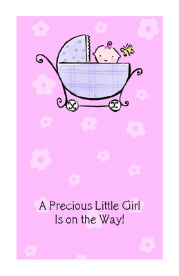 "Shower for Baby Girl" | Baby Shower Printable Card | Blue Mountain eCards