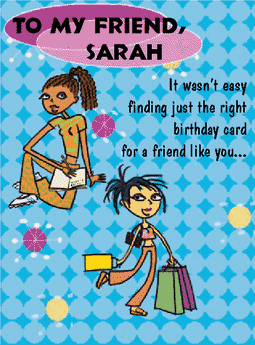 card for free printable friend Card Happy Friend  Printable  Birthday Greeting Coolest