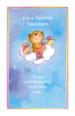 grandson birthday greeting cards A  Birthday Printable Hug Greeting  for Card Happy You