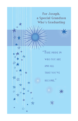 to a special grandson holidays printable card blue