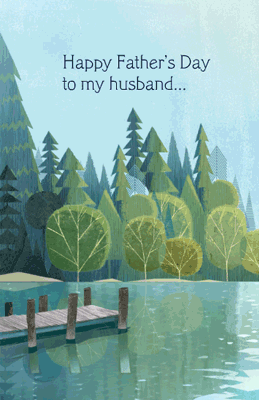 To My Husband My Dream Come True Greeting Card - Father's 