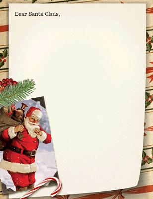 "Dear Santa Claus" | Christmas Printable Card | Blue Mountain eCards