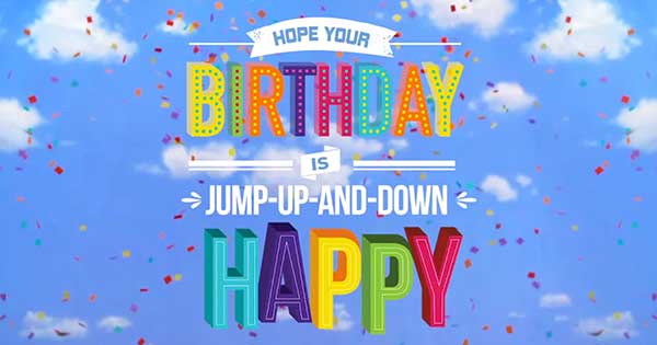 "Happy Birthday Song Personalized Lyrics"  Birthday eCard 