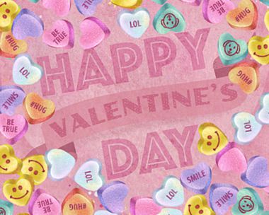 Candy Hearts Interactive & Personalized Valentine's Day eCards