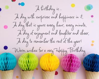 A Birthday Poem