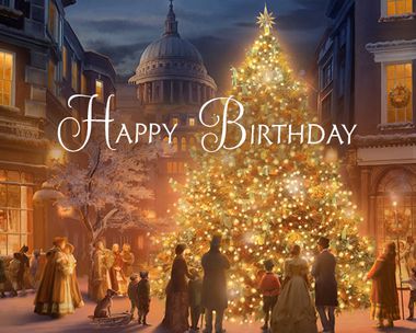 A Merry Birthday Personalized eCard