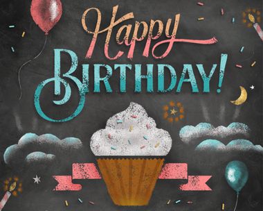 Chalk Talk Birthday eCard