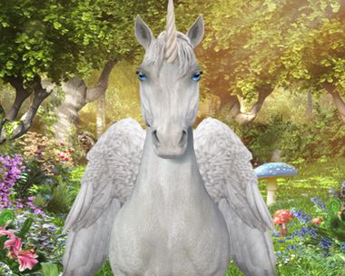 Talking Unicorn (Personalize) Just Because eCards