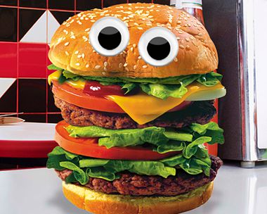 Talking Cheeseburger (Personalize) Birthday eCards