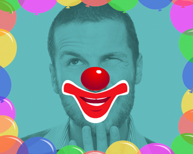 Clown Add-a-Photo (Personalize) Birthday eCards