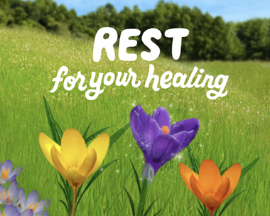 Rest, Strength and Comfort Get Well eCards