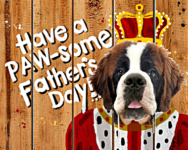 Talking Father's Day Dog (Personalize) Father's Day eCards