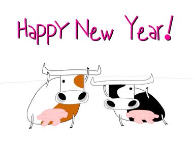 Resolution Hoedown New Year's Day eCards