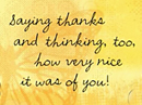 So Nice of You Thank You eCards