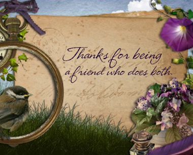 Thanks For Being My Friend