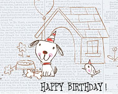 Singing Birthday Puppy Birthday eCards
