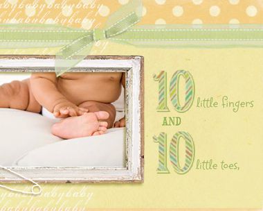 Ten Little Fingers Baby eCards