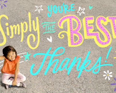 Simply "The Best" Thank You Ecard (Famous Song) Birthday Thank You eCards