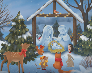 Woodland Nativity Christmas