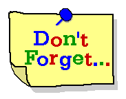 dont' forget...