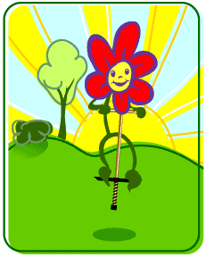 springing flower