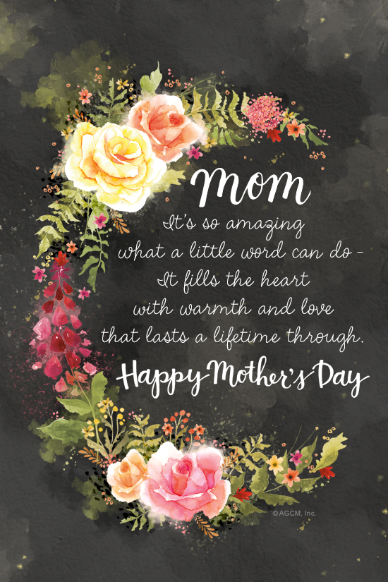 "Mother's Day Poem" ecard Blue Mountain