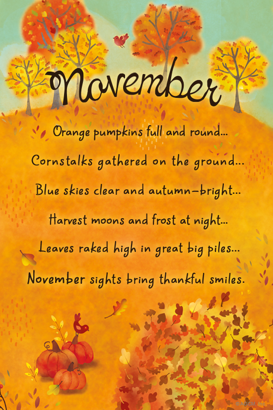 Image result for November poem