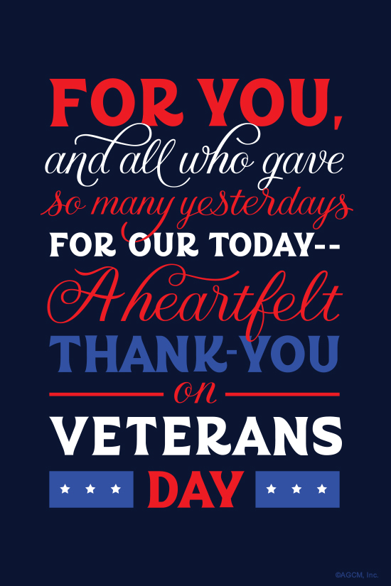 Thank You Veterans Poem