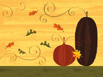 "Whimsical Pumpkins"  Wallpaper  Blue Mountain eCards