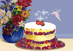 Happy Birthday The Fairy Cake E Card By Jacquie Lawson
