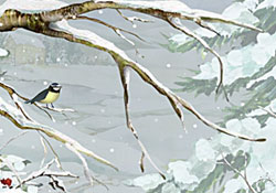 Happy Birthday A Winter Scene E Card By Jacquie Lawson