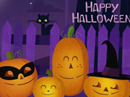 Pumpkin Quartet Halloween eCards