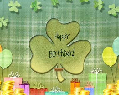 St. Patrick's Birthday Telegram