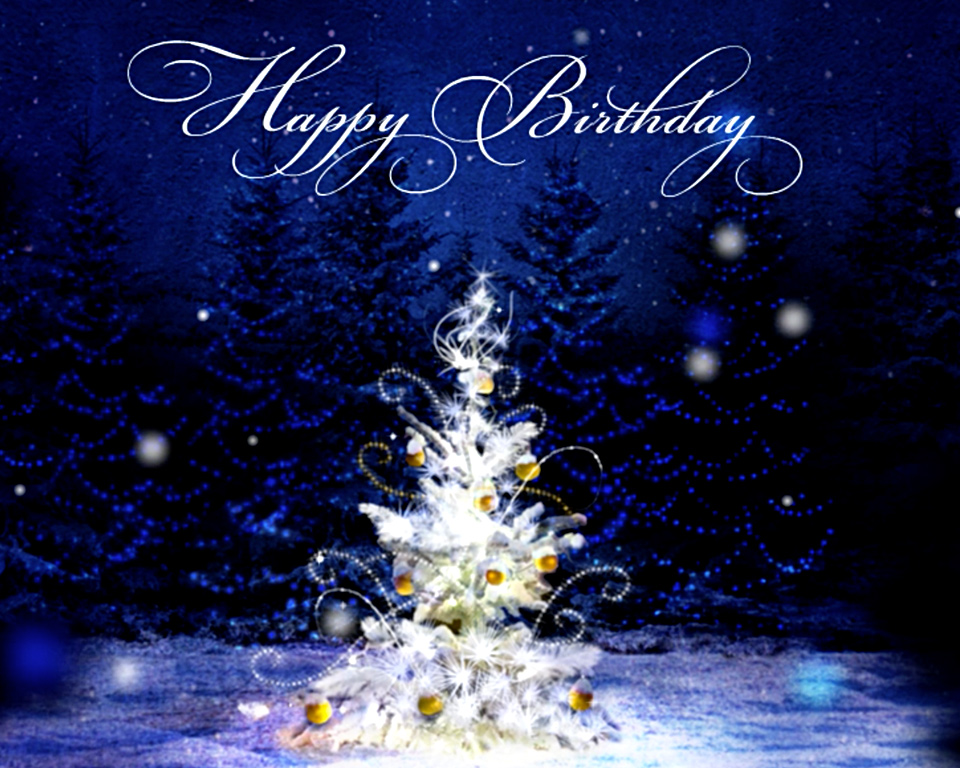 "Your Winter Birthday" Christmas eCard Blue Mountain eCards