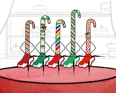 Can-Can Candy Canes (Fun Song)