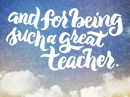 Teacher Appreciation Thank You eCards