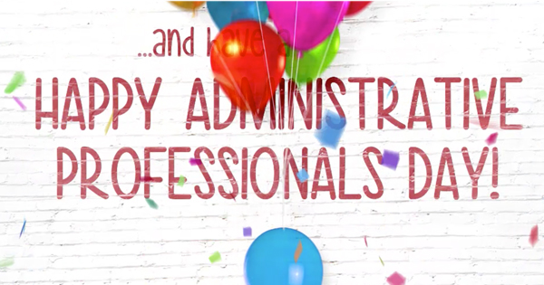 "Admin Prof Day Celebration" | Administrative Professional's Day eCard