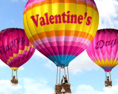 "Up, Up and Away" Valentine's Day (Famous Song) Valentine's Day eCards