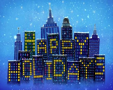 City Lights Holiday Christmas eCards