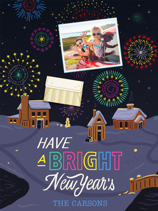 Bright New Year Pics & Wishes artwork