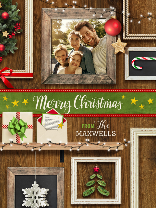 Rustic Christmas Pics & Wishes artwork