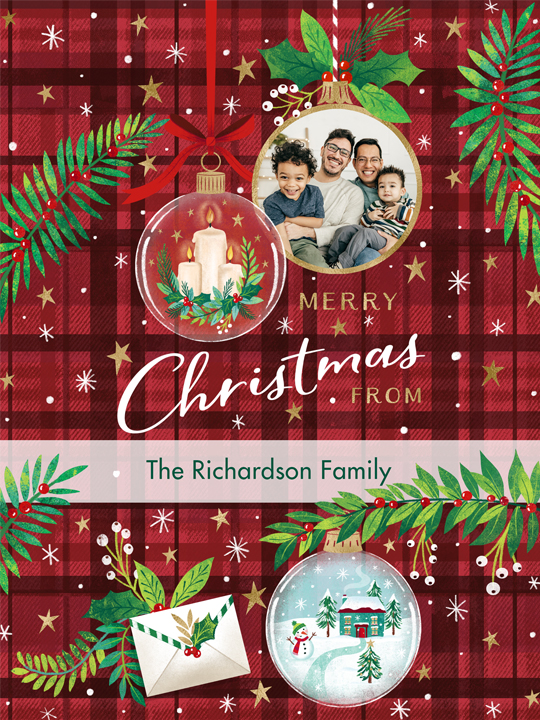 Plaid Christmas Pics & Wishes artwork