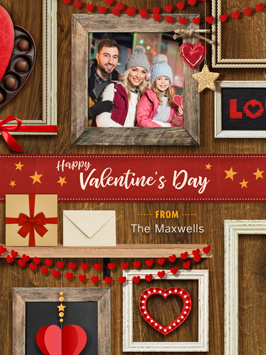 Rustic Valentine's Pic & Wishes artwork