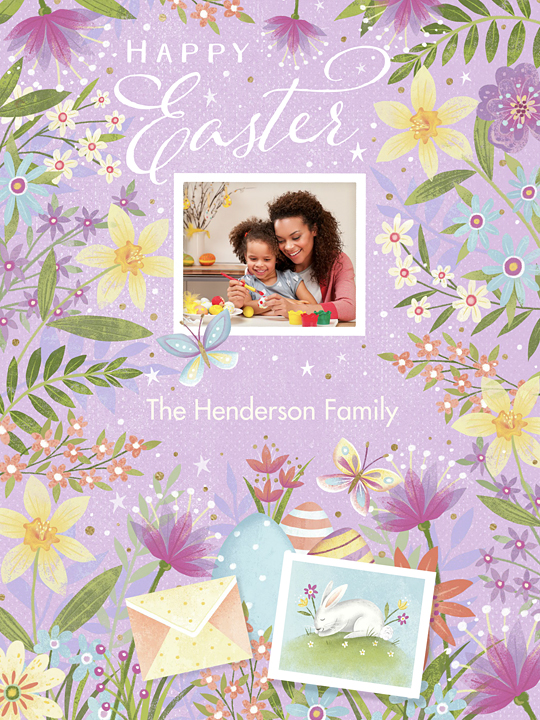 Floral Easter Pics & Wishes artwork