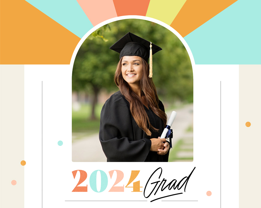 2024 Colorful Graduation Pics & Wishes 