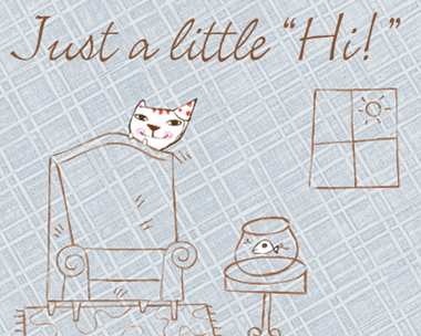 A Little Hi Reply Card