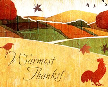 Warmest Thanks Reply Card
